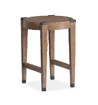 Kaysen Brown and Black End Table