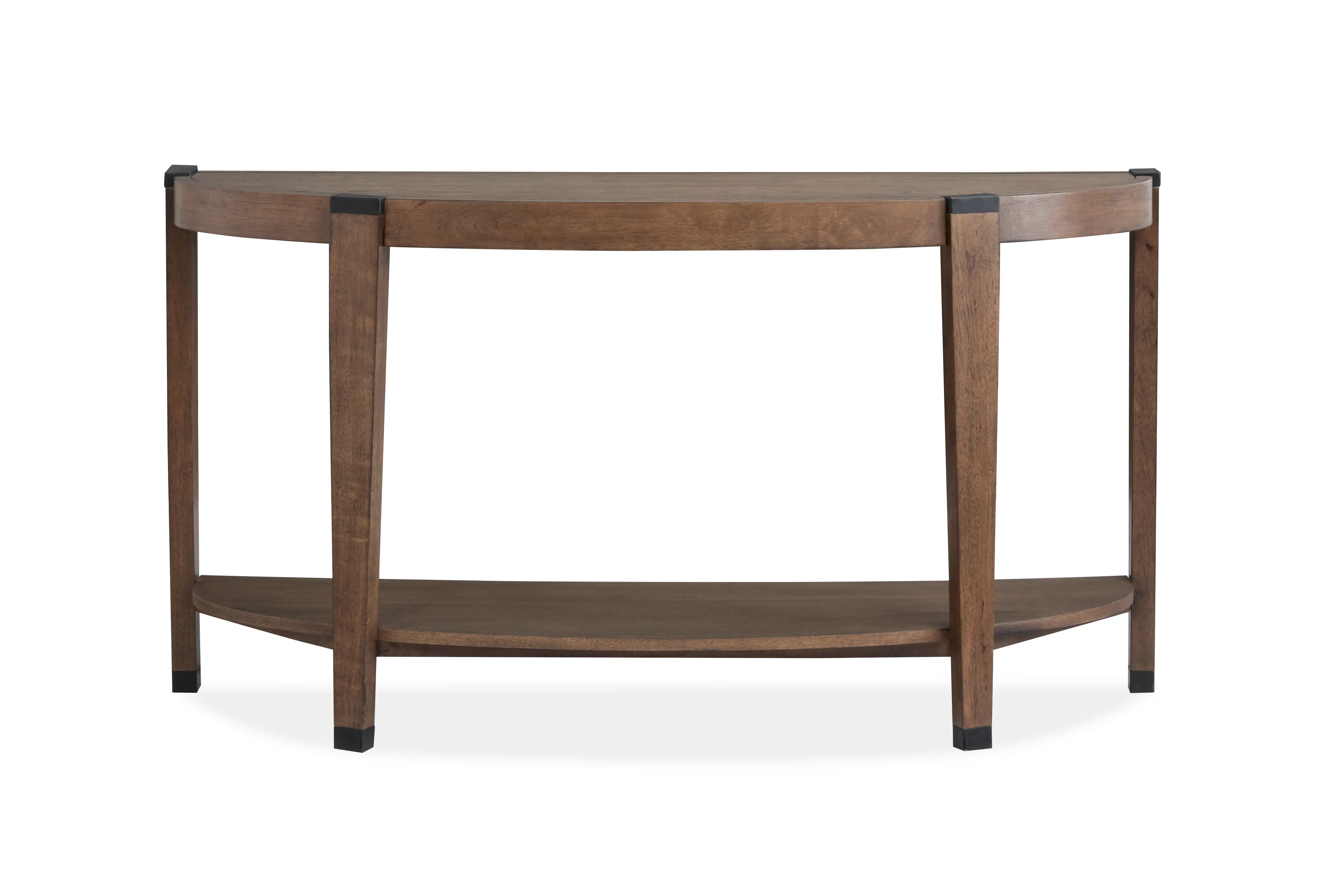 Kaysen Brown and Black Sofa Table-1