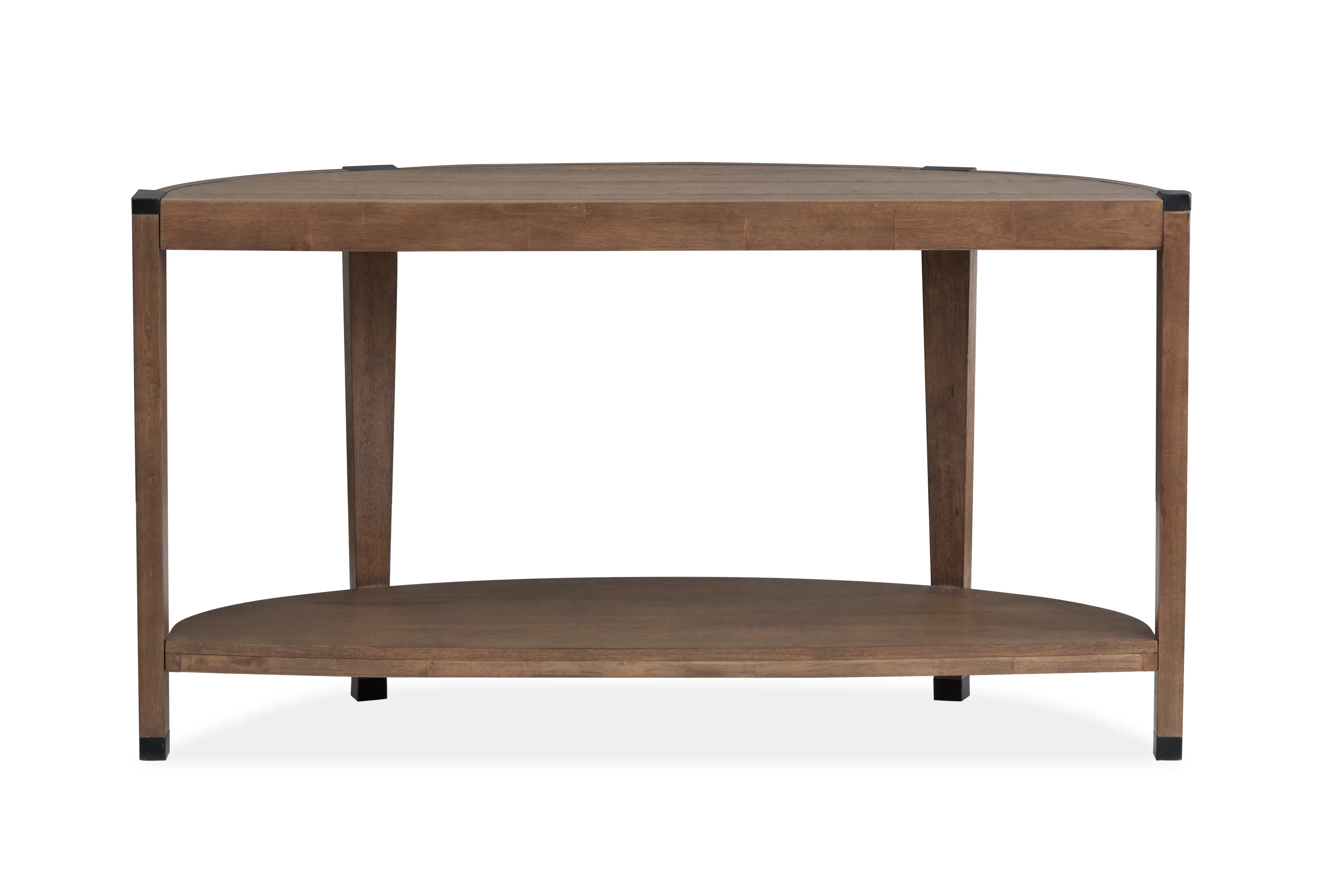Kaysen Brown and Black Sofa Table-4