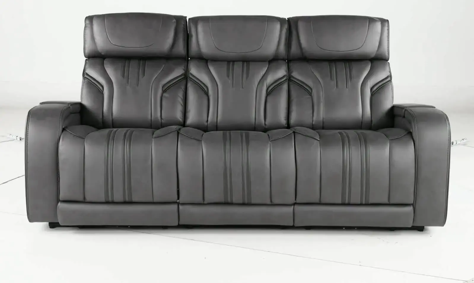 Tacama Graphite Power Reclining Sofa with Audio-4