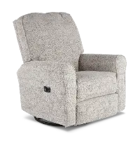Josey Sand Gray Swivel Glider Power Recliner