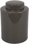 Klay 10.5  Ceramic Covered Gray Jar