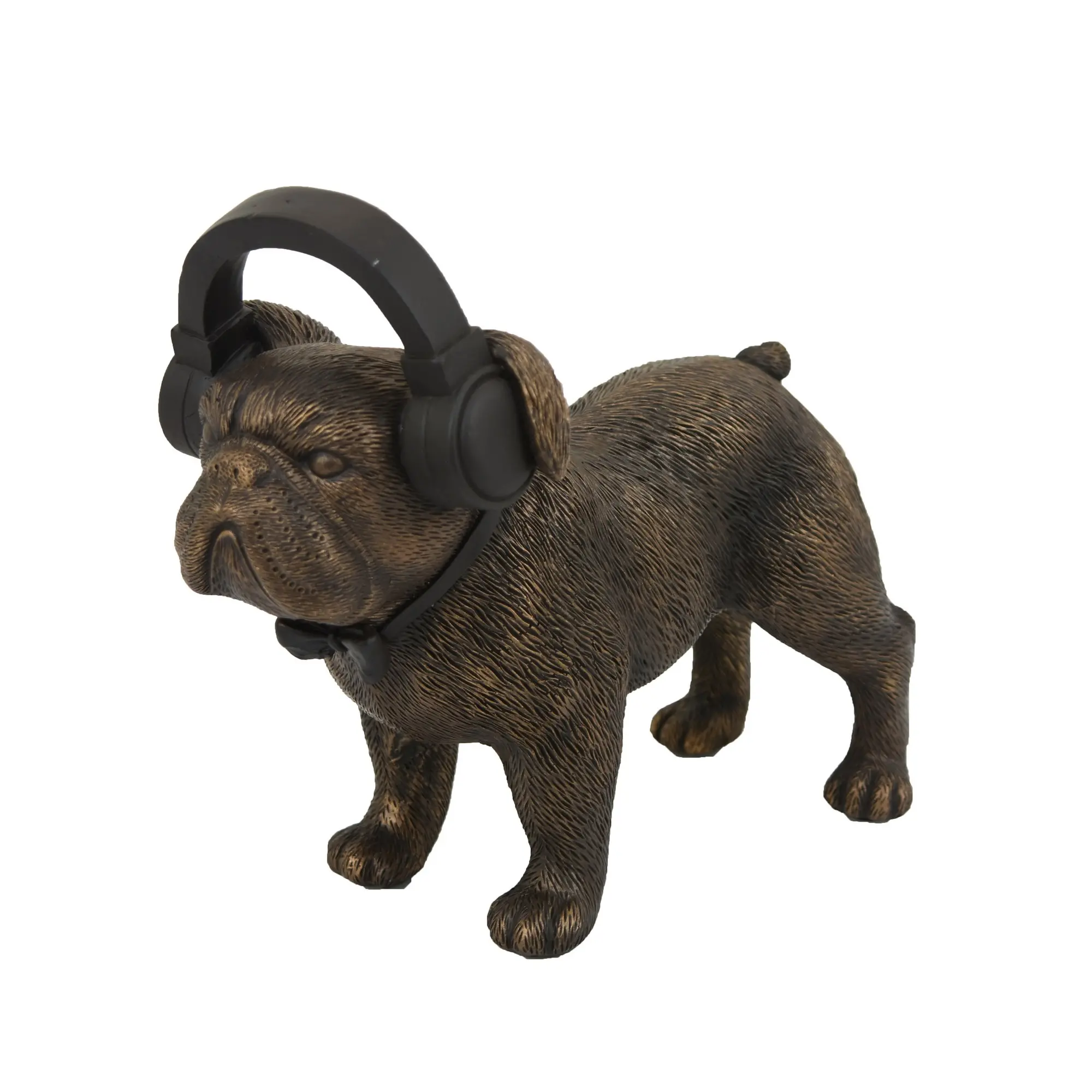 Dog Figurine with Headphones-1