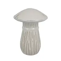 Ivory 11.5  Mushroom Decor