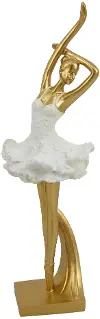 Gold 14  Ballerina Figurine