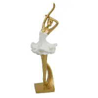 Gold 14  Ballerina Figurine