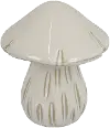 8.5  Ivory Mushroom Decor