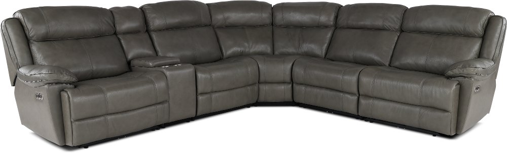 Eclipse Florence Heron 6-Piece Power Reclining Sectional