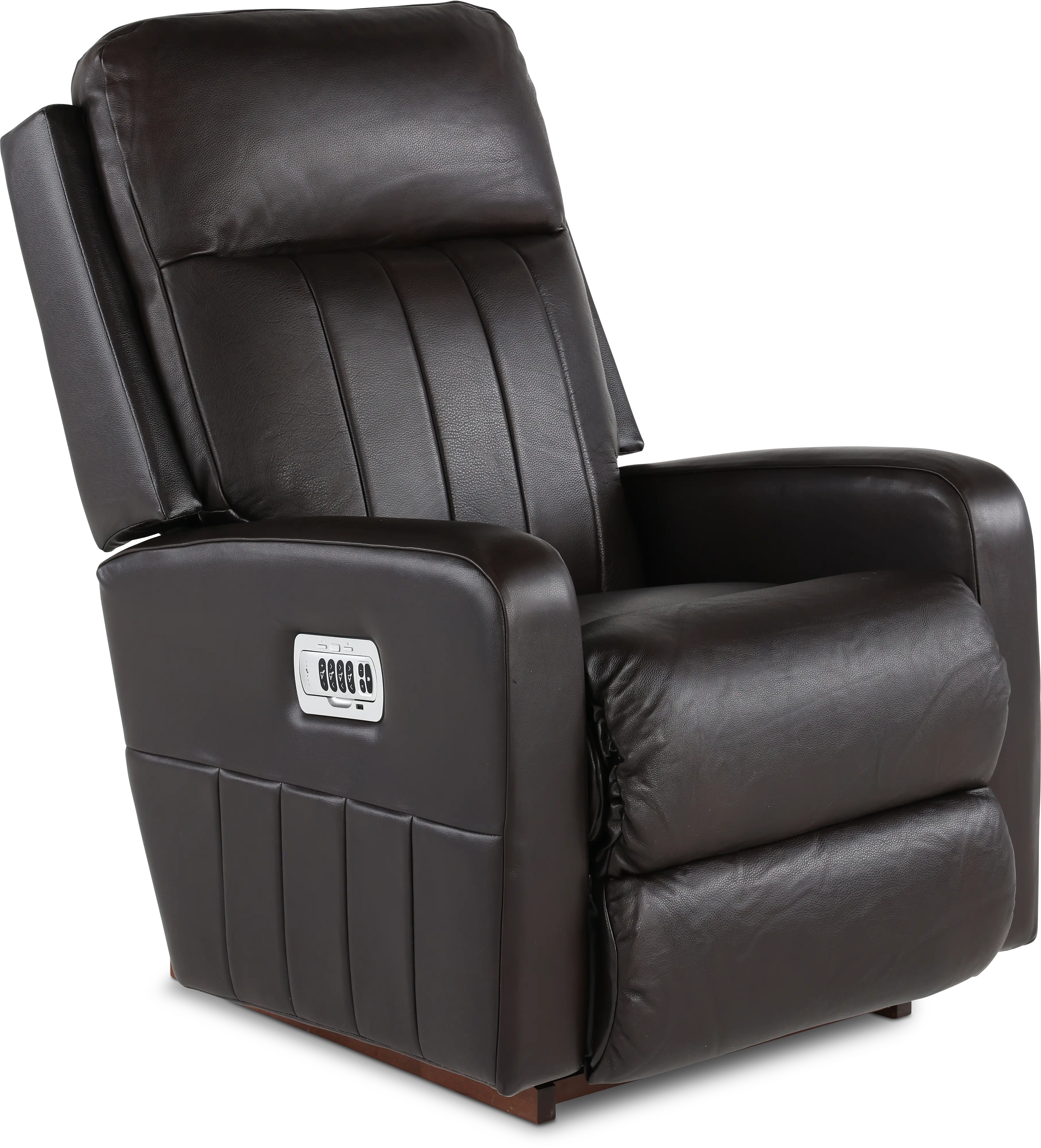 10X-747-RW/LB172979 Finley Chocolate Power Rocker Recliner with Headrest and Lumbar Support-4