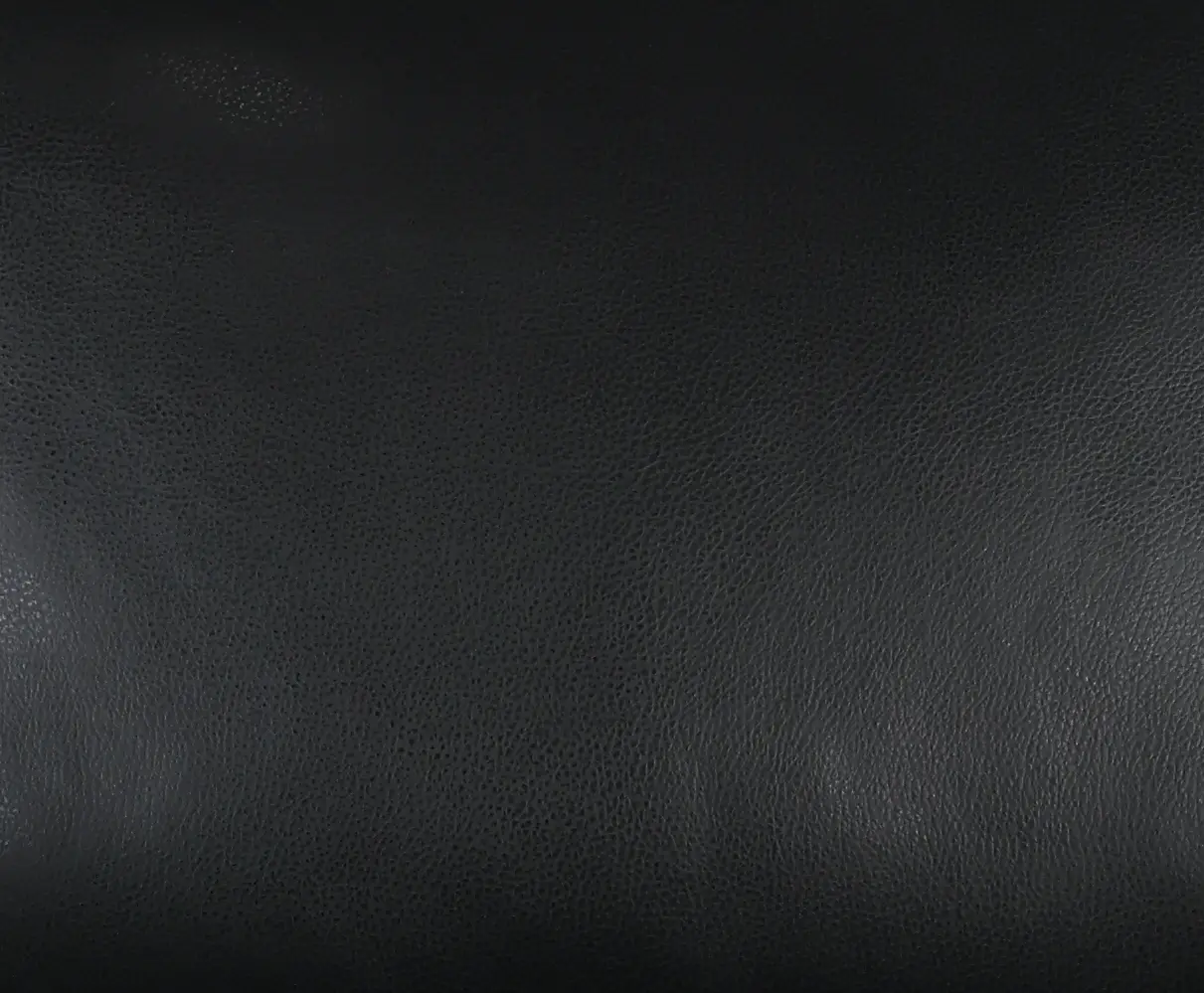 Stallion Black Leather Ottoman-7