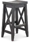 Yosemite Black Bar Stool
