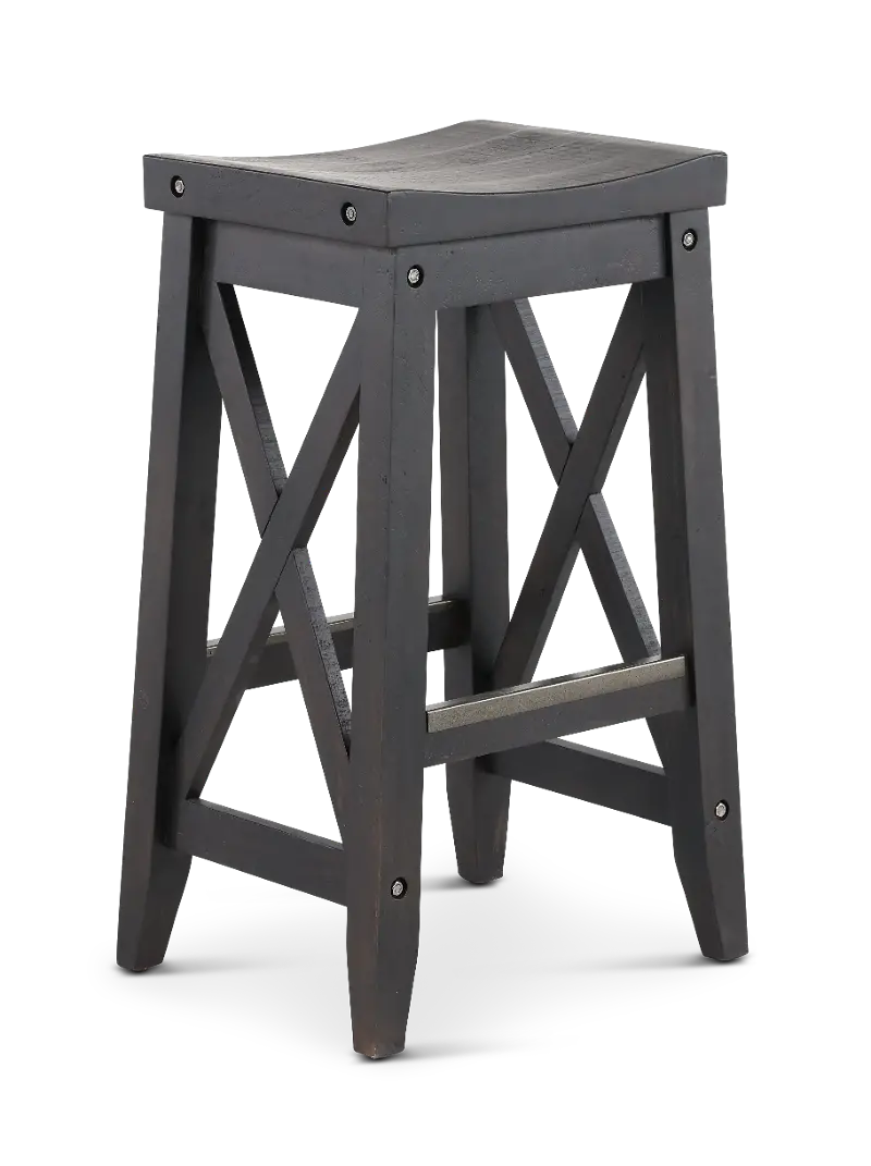 Yosemite Black Bar Stool