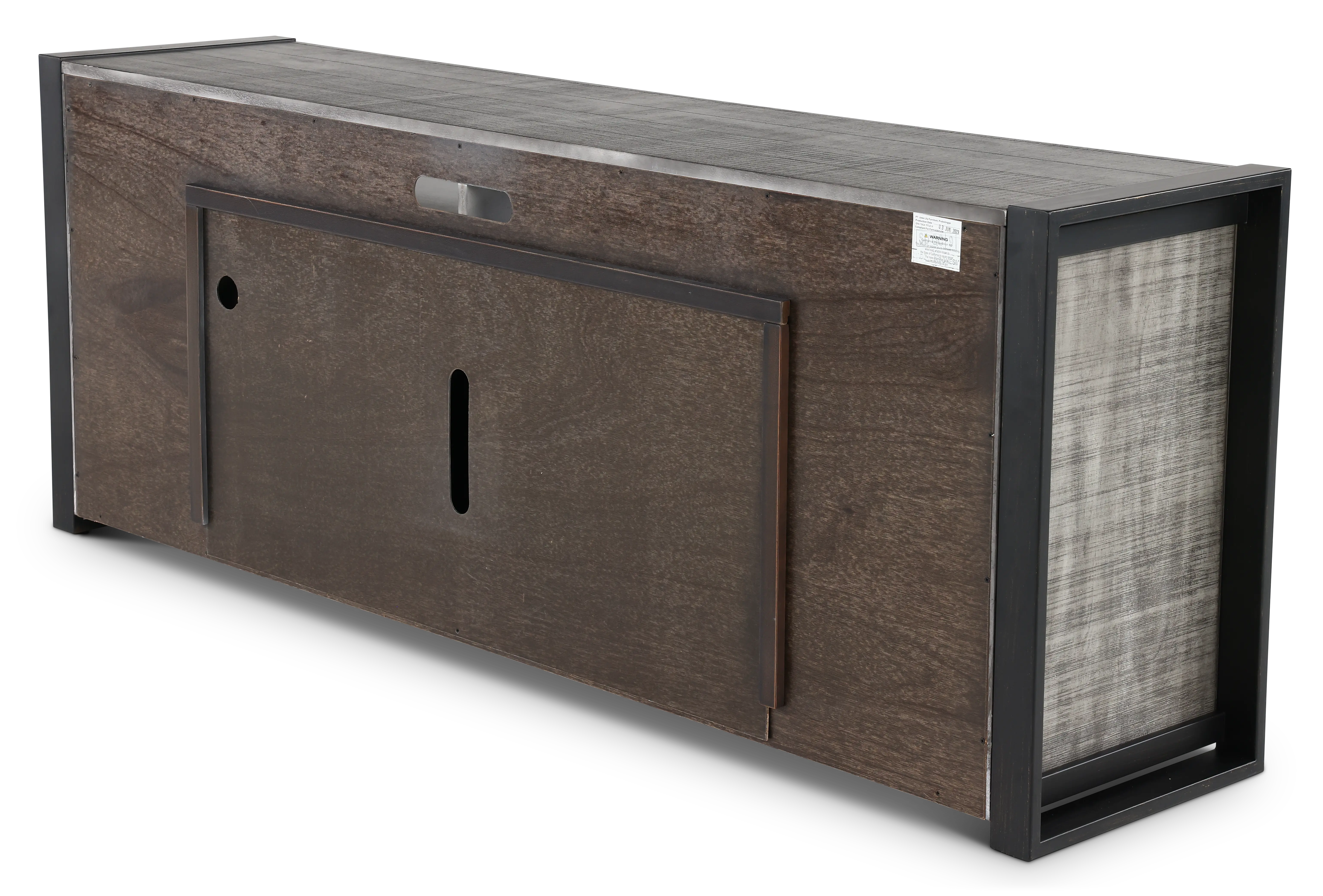 Ferrand Gray 78  Log  Fireplace TV Stand-6