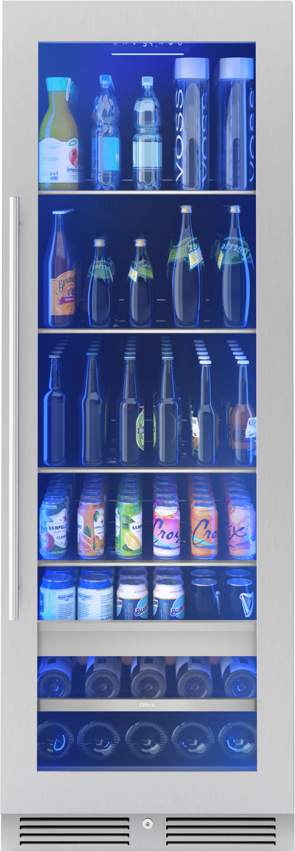 PRB24F01BG Zephyr Presrv™ Full Size Single Zone Beverage Cooler-1