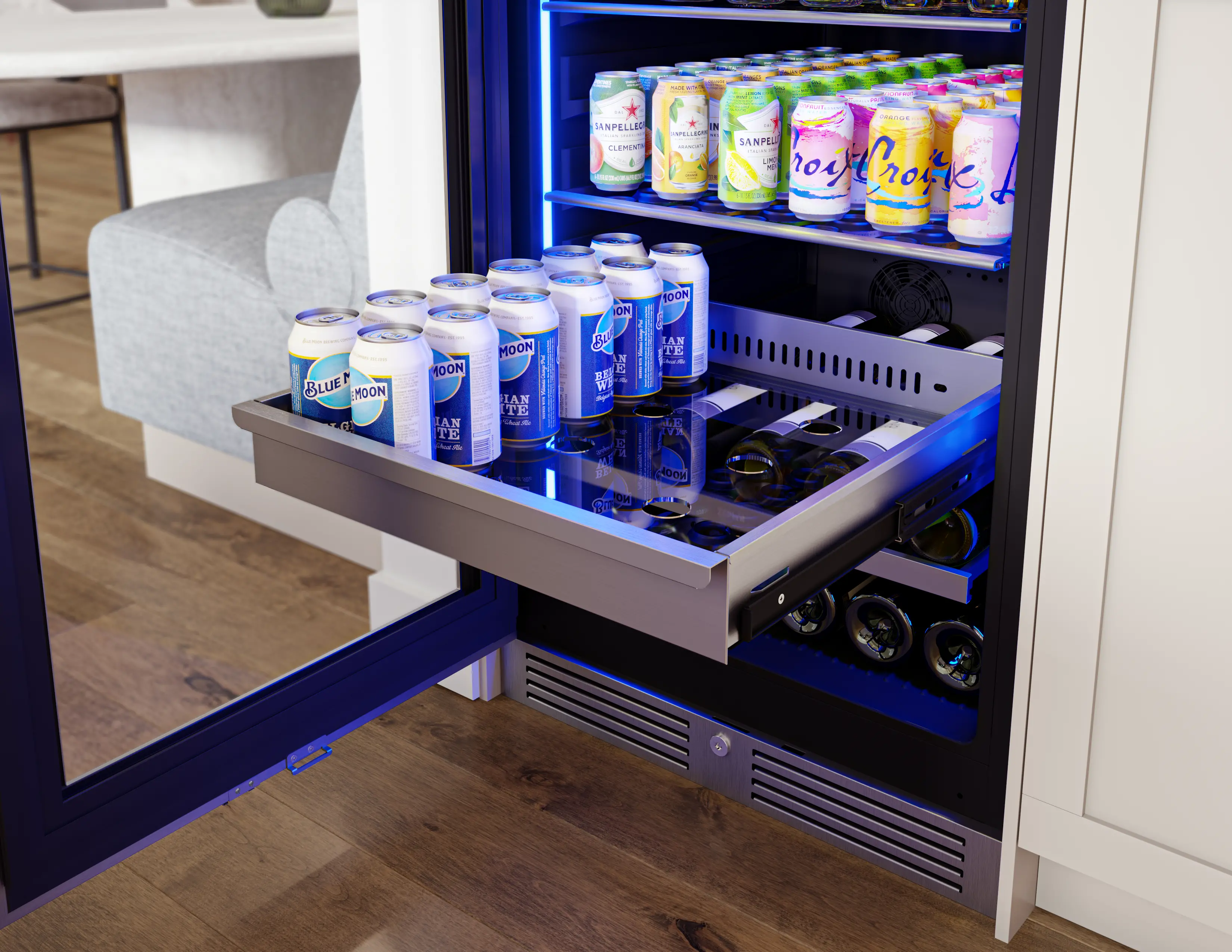 PRB24F01BG Zephyr Presrv™ Full Size Single Zone Beverage Cooler-4