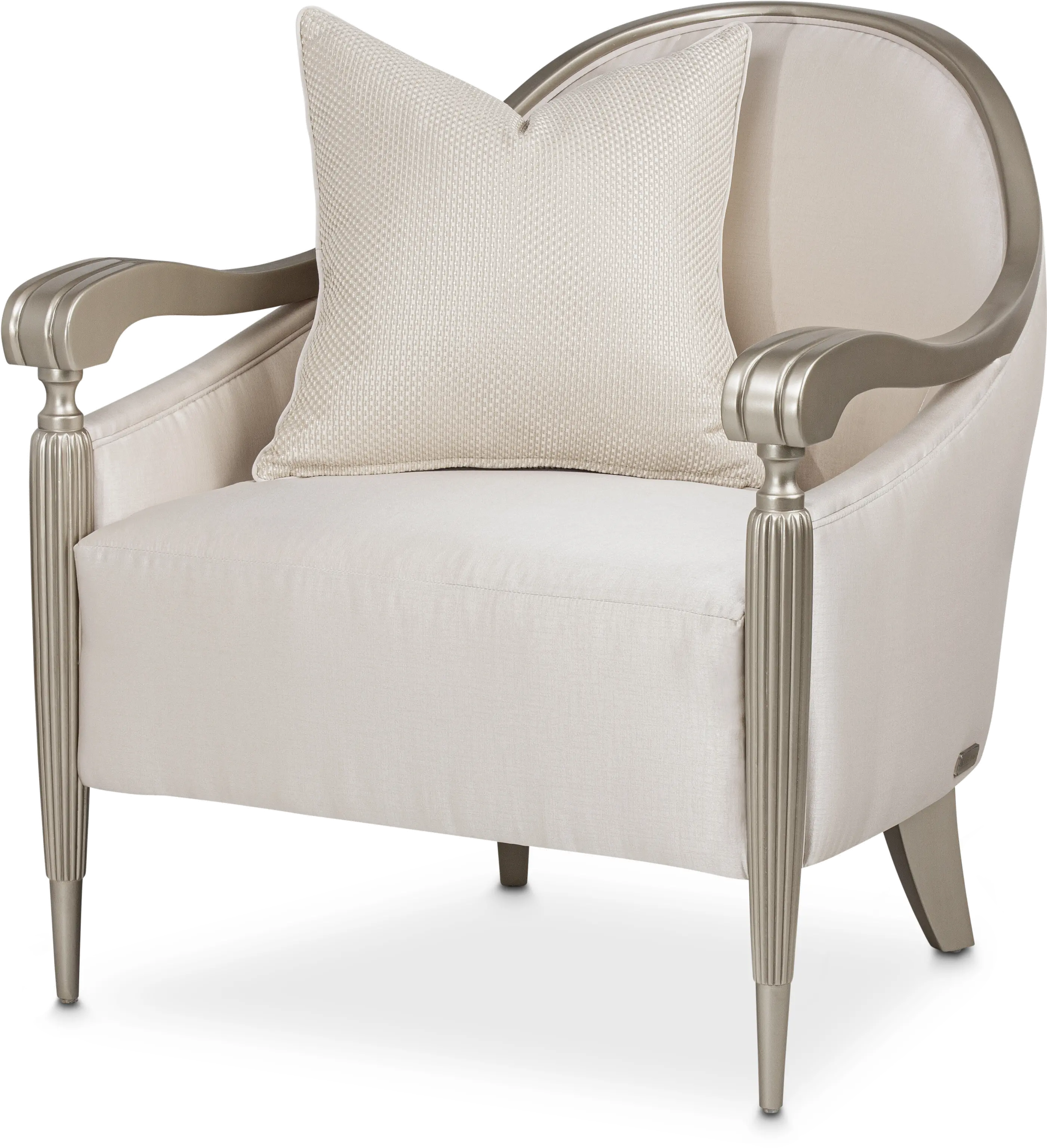 London Place Light Champagne Accent Chair-1