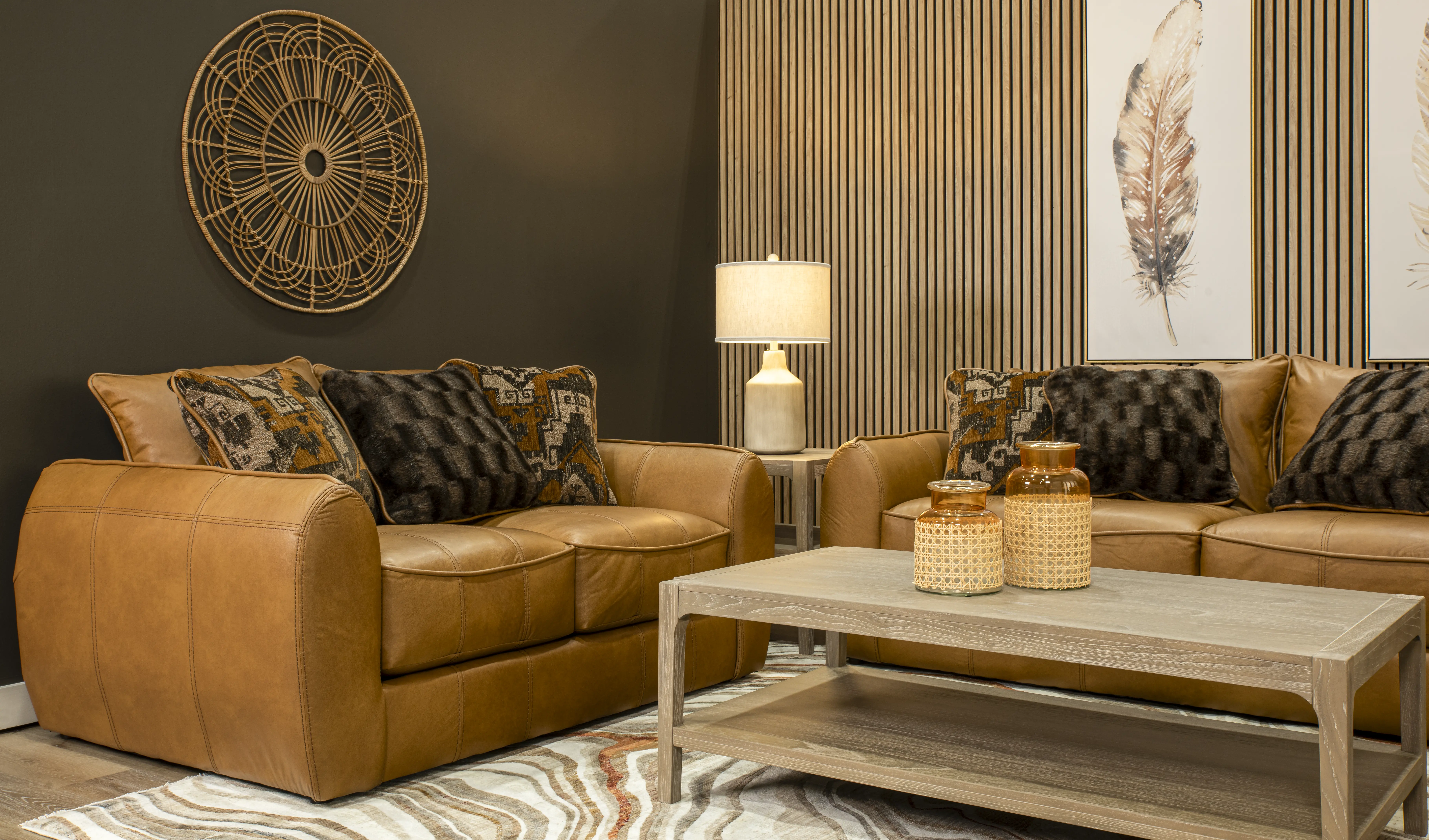 2406-03/1273-16/3073-16 Corvara Tan Leather Sofa-9