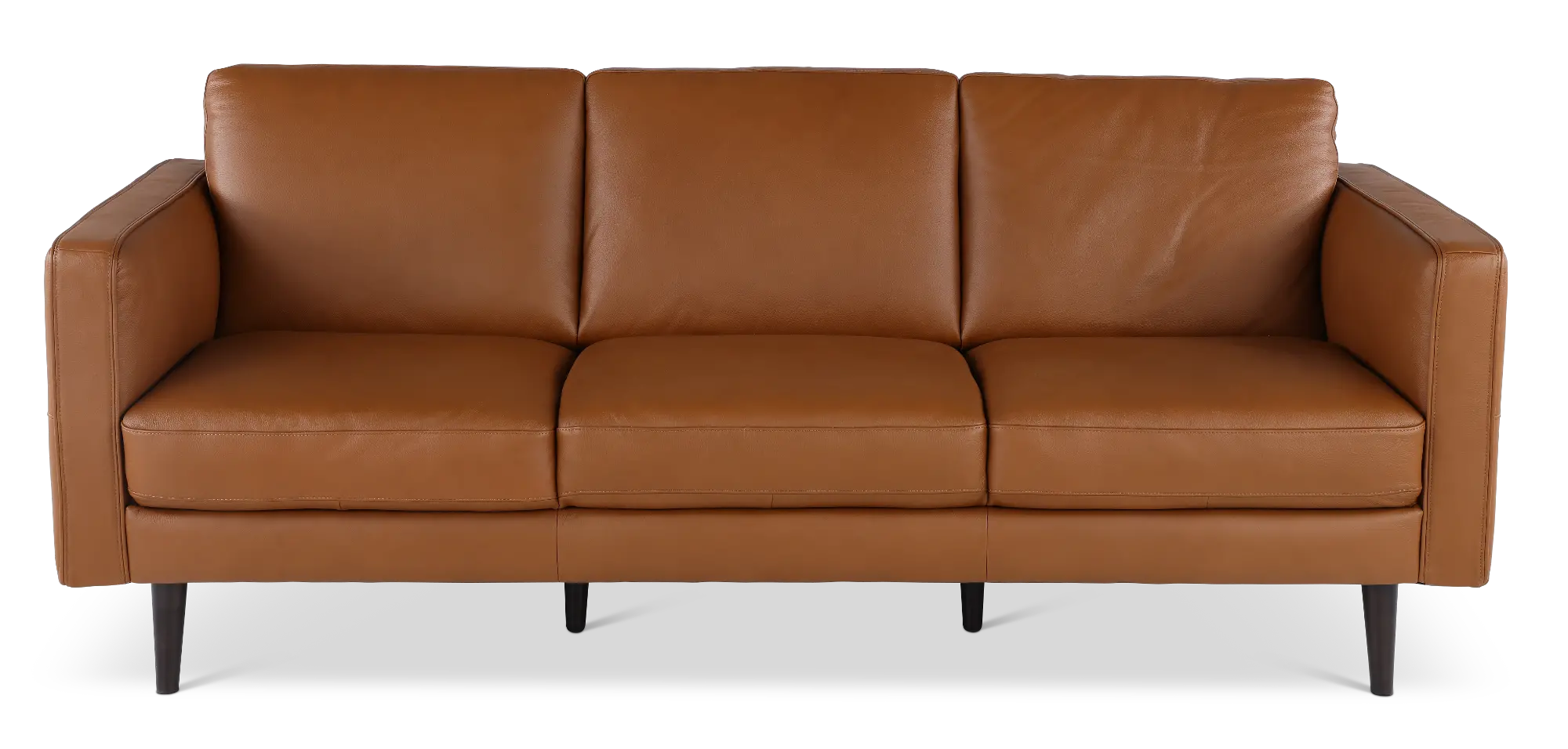 Destrezza Brown Leather Sofa | RC Willey