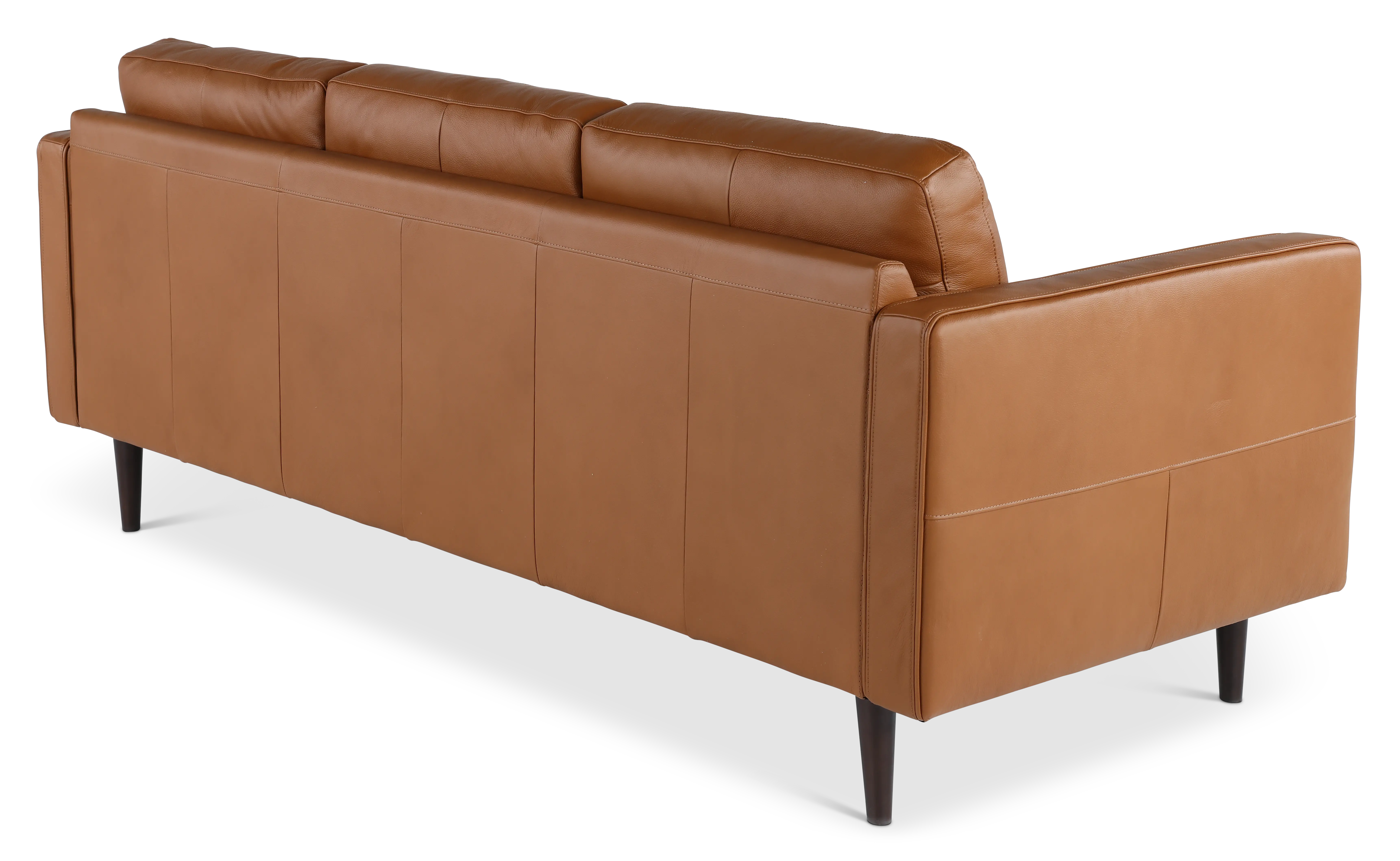 C092-064/AOD7 Destrezza Brown Leather Sofa-6