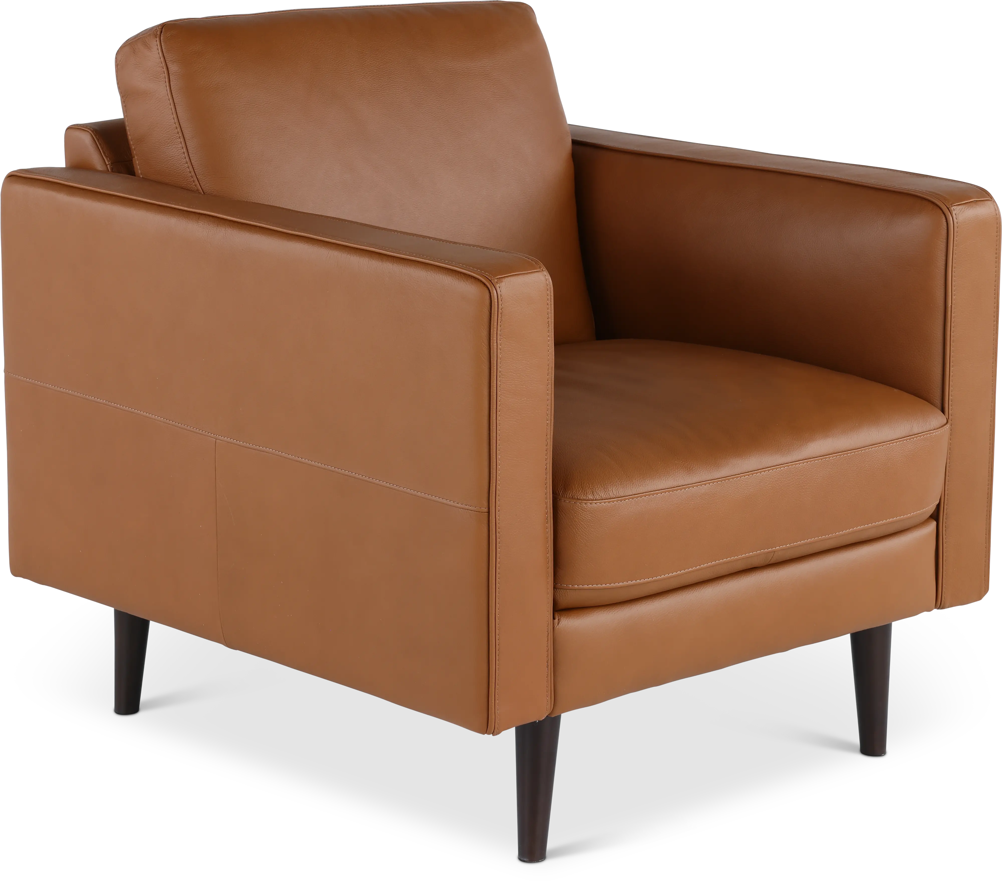 C092-003/AOD7 Destrezza Brown Leather Chair-4