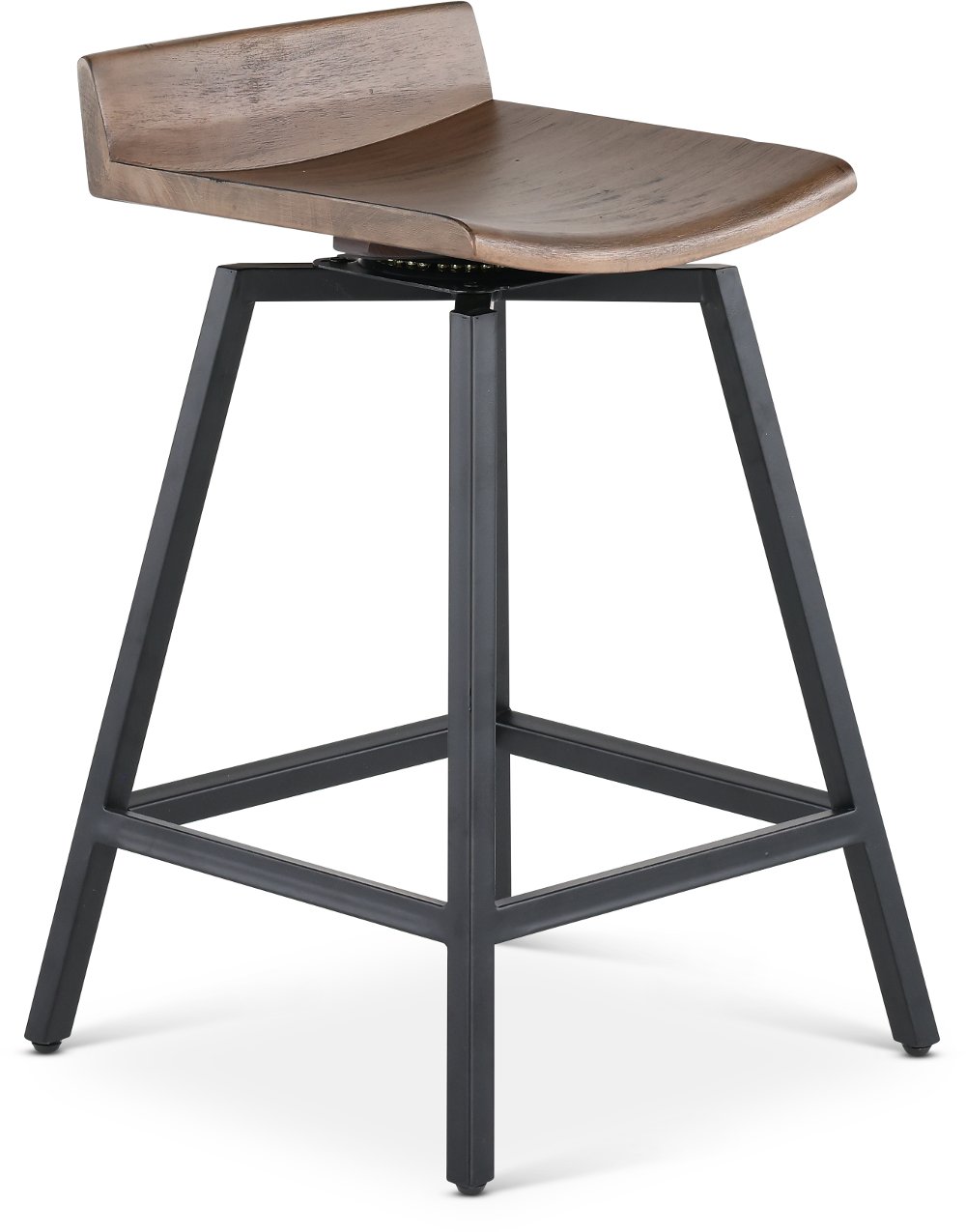 Nest Brown Swivel Counter Height Stool