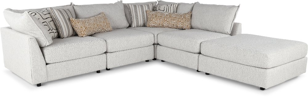 Durango Gray 5 Piece Sectional
