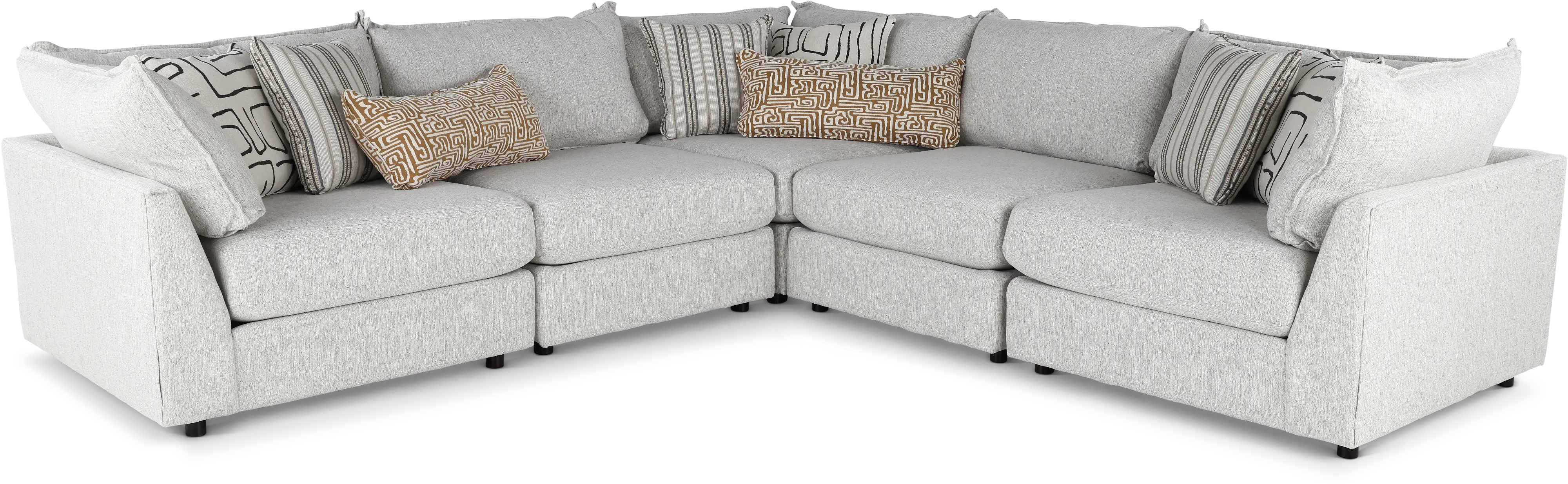 Durango Gray 5 Piece Sectional-1