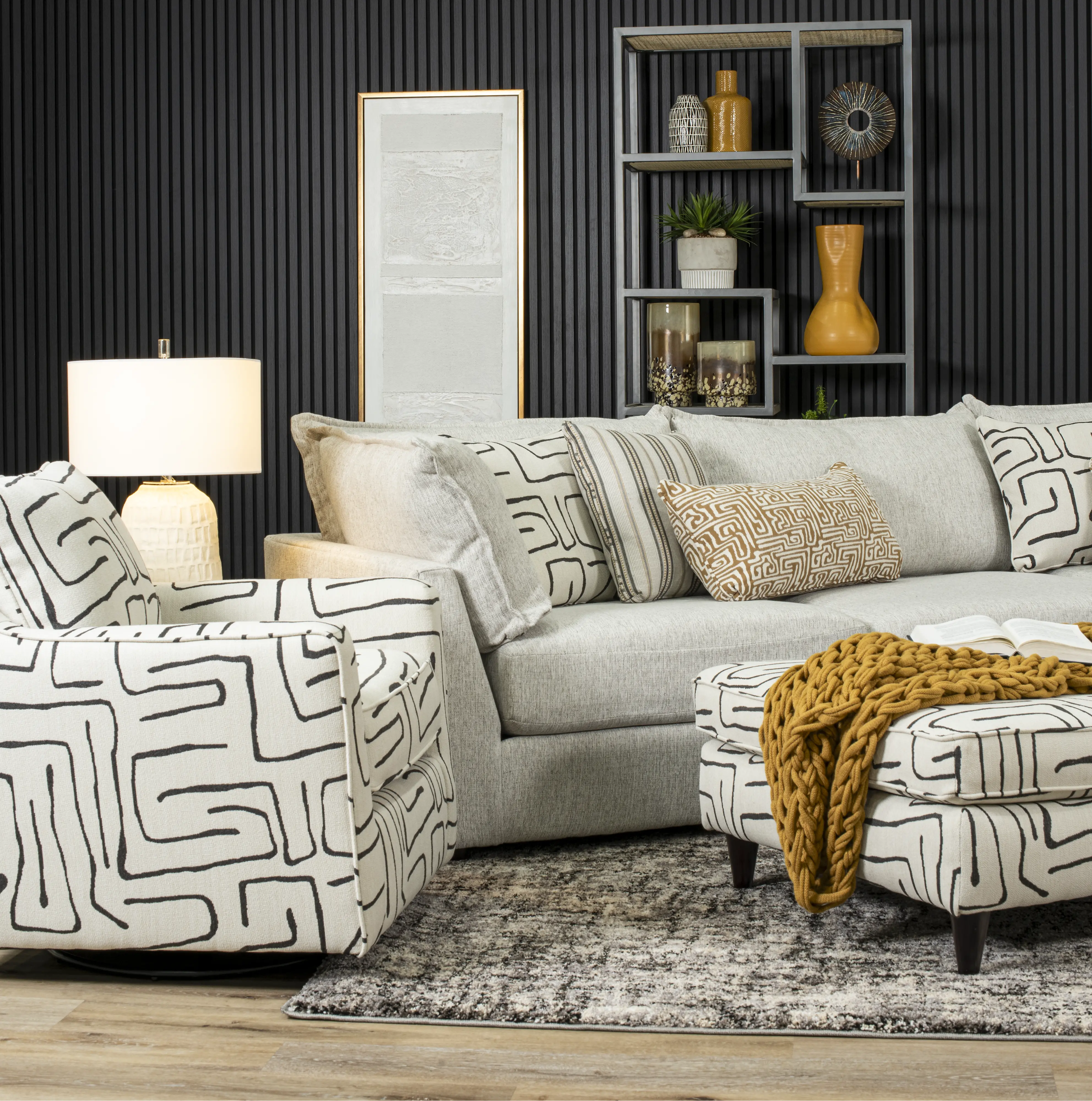 Durango Gray 5 Piece Sectional-6