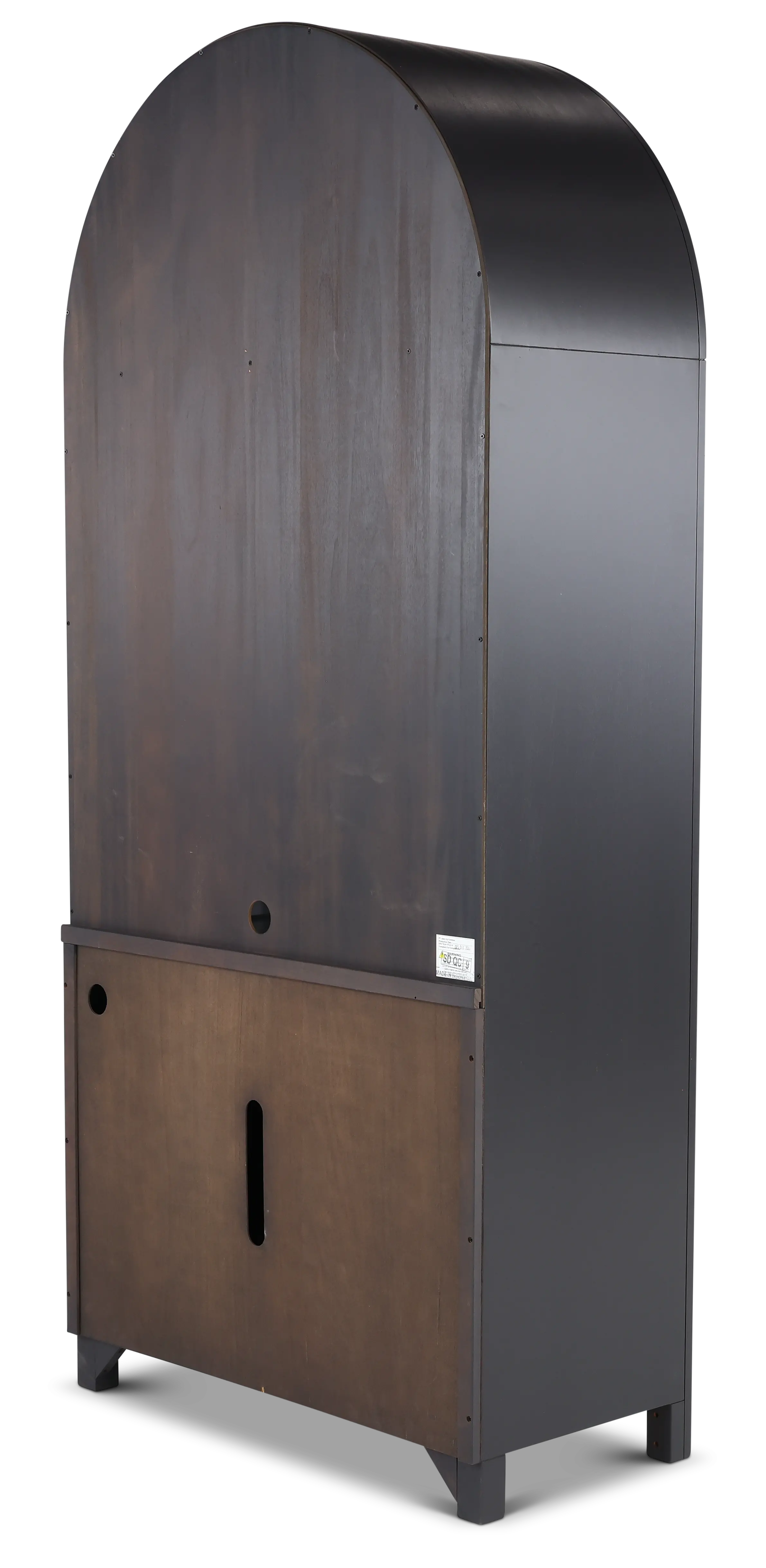 Chill Black Arch Fireplace Bookcase-6