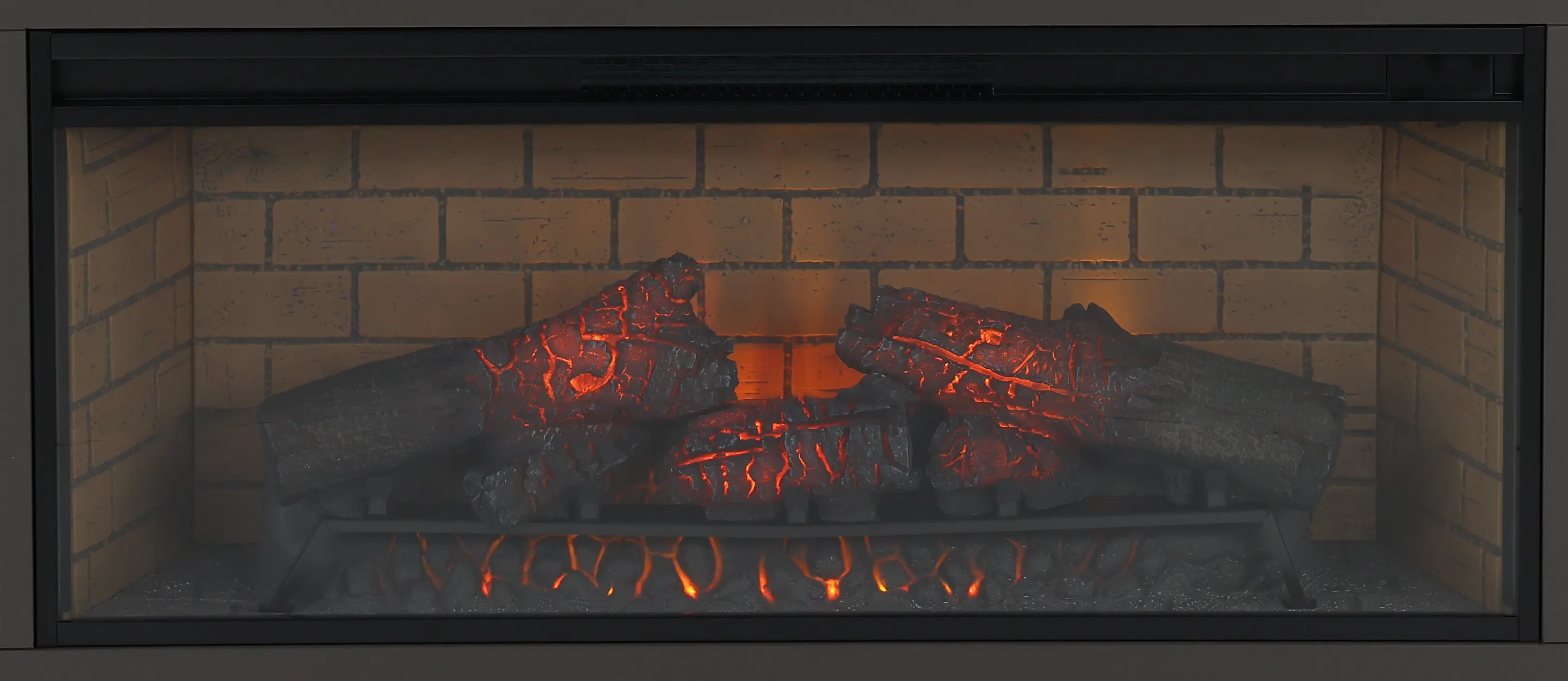 Chill Gray Wide Arch Fireplace Bookcase-7