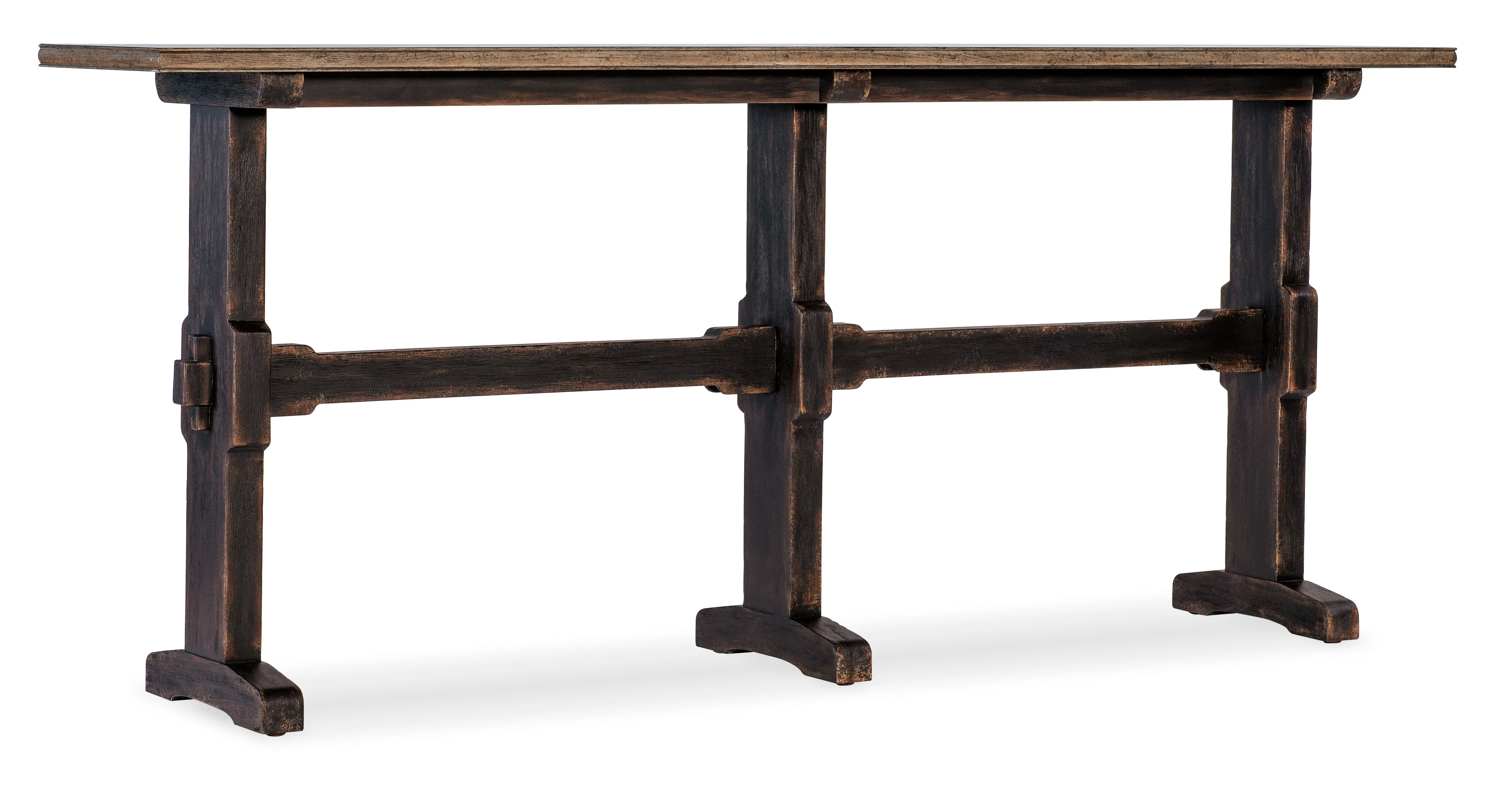 7050-80151-89 Americana Trestle Two-Tone Sofa Table-4