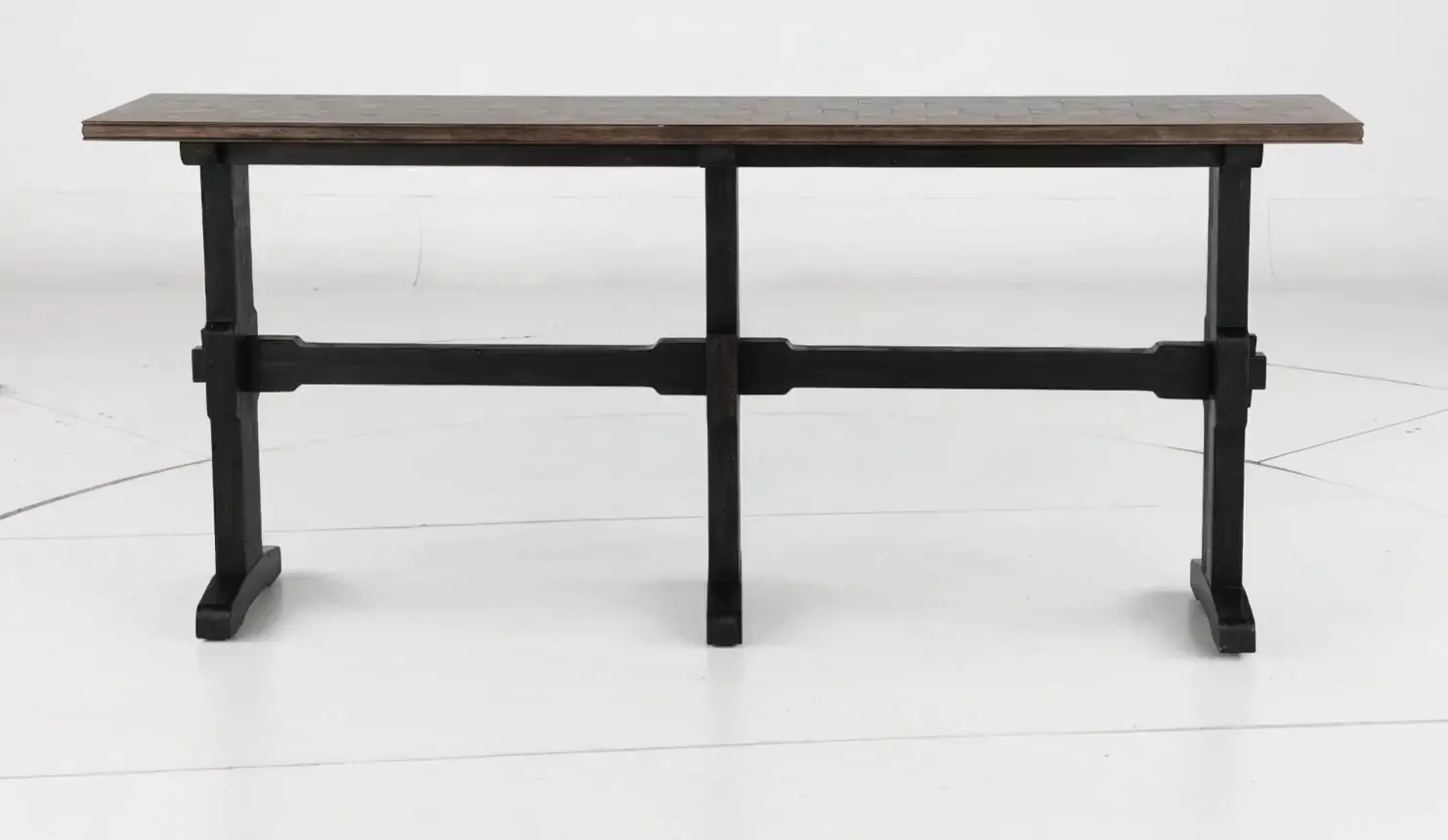 7050-80151-89 Americana Trestle Two-Tone Sofa Table-5