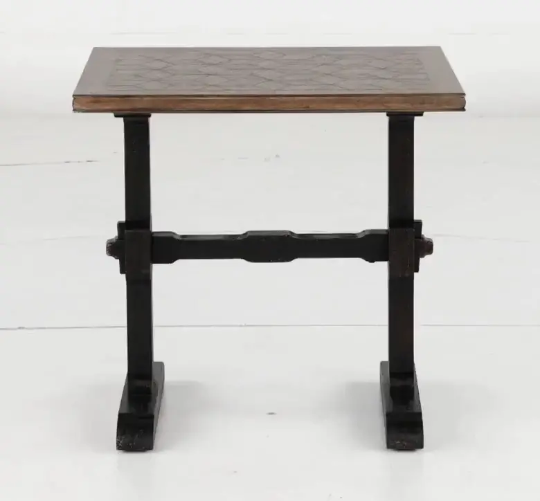 7050-80113-89 Americana Trestle Two-Tone End Table-4
