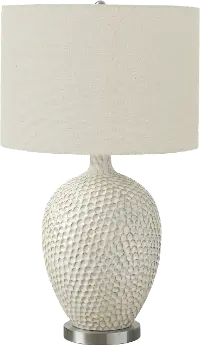 28 Inch Cream Ceramic Table Lamp