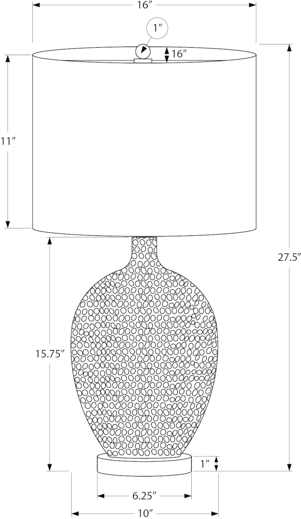 28 Inch Cream Ceramic Table Lamp-3