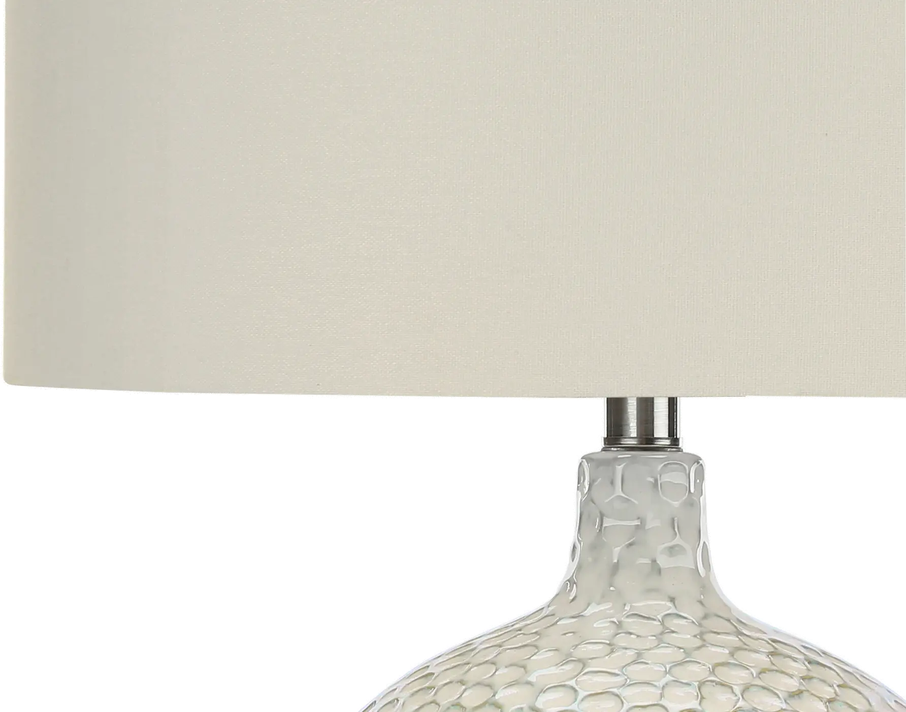 28 Inch Cream Ceramic Table Lamp-4