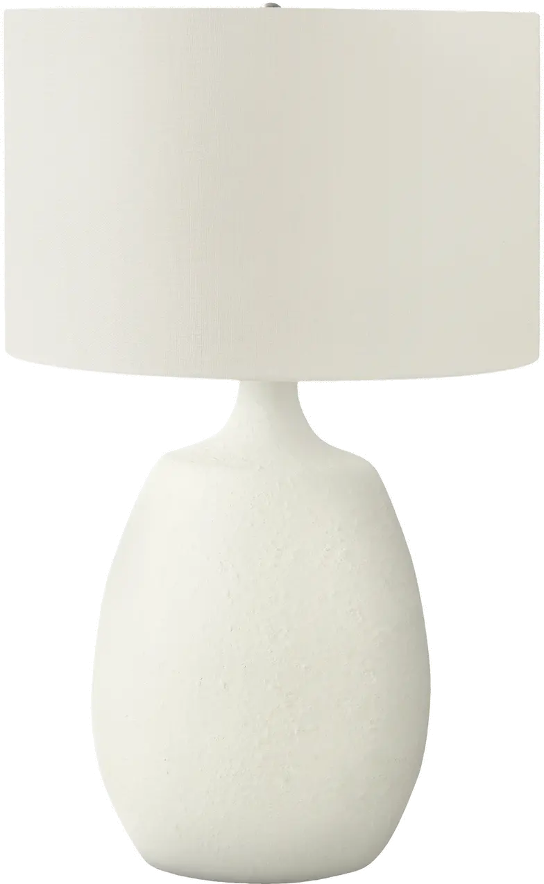 26 Inch Contemporary Ivory Table Lamp-1