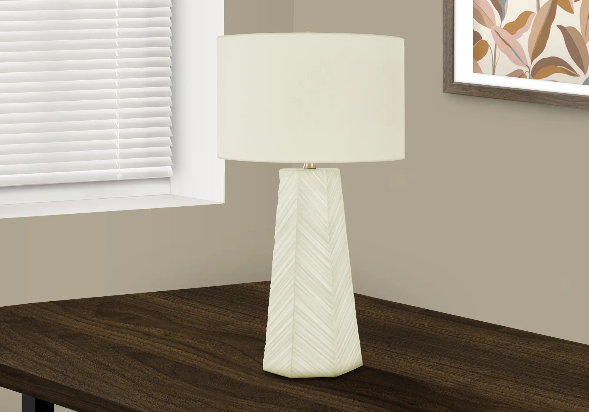29 Inch Ivory Contemporary Table Lamp-2