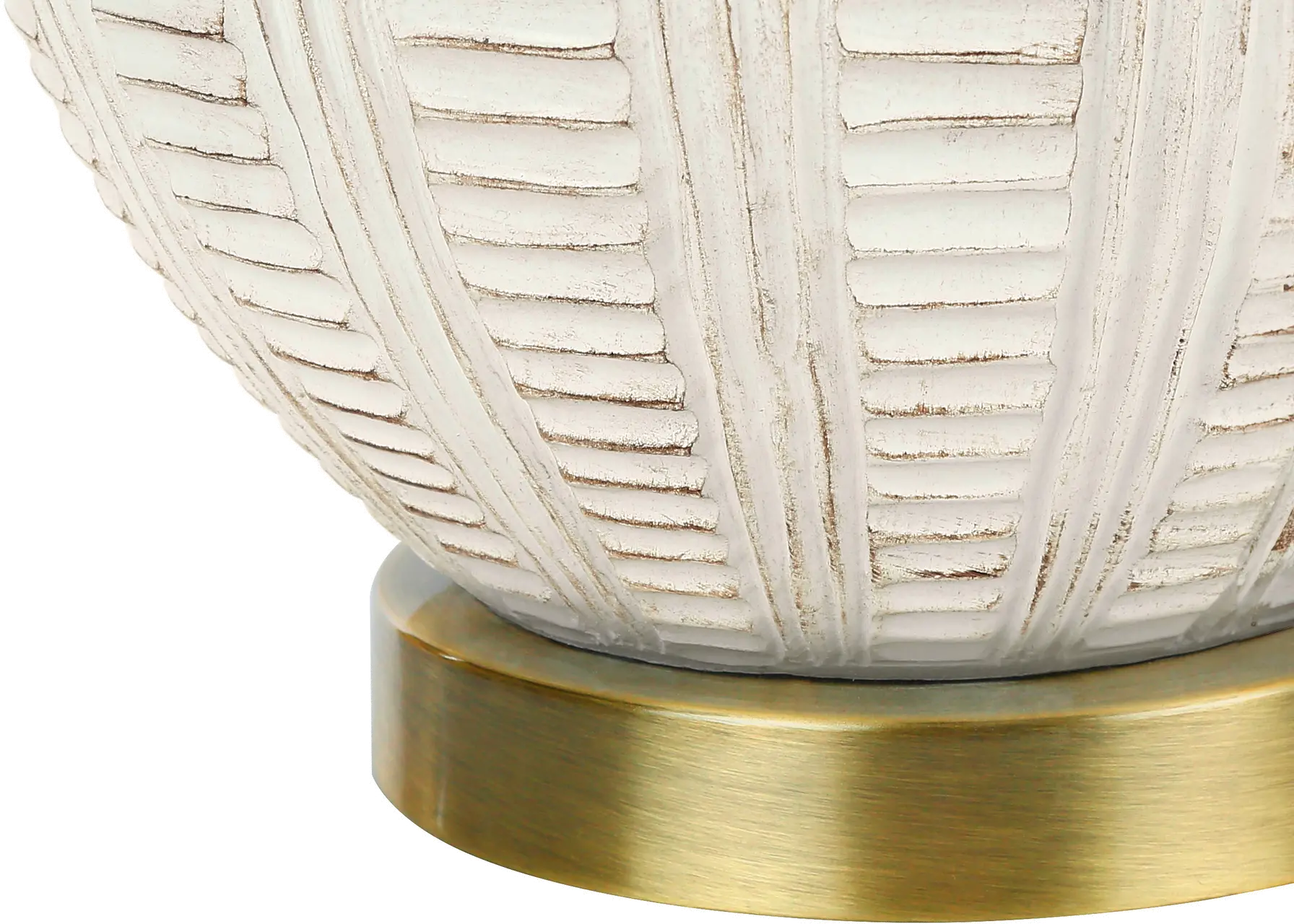 21 Inch Cream Transitional Table Lamp-5