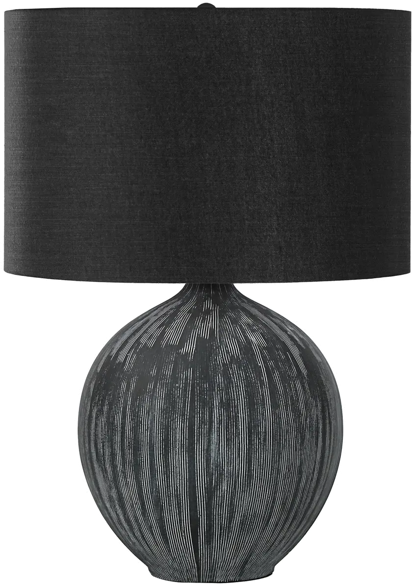 23 Inch Black Ceramic Contemporary Table Lamp-1