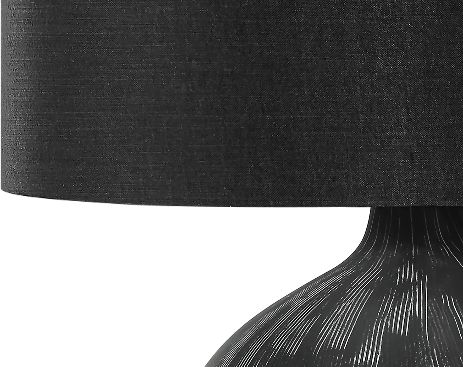 23 Inch Black Ceramic Contemporary Table Lamp-4