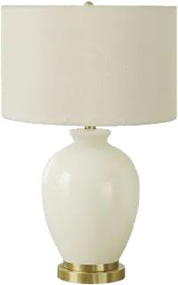 26 Inch Ivory Table Lamp