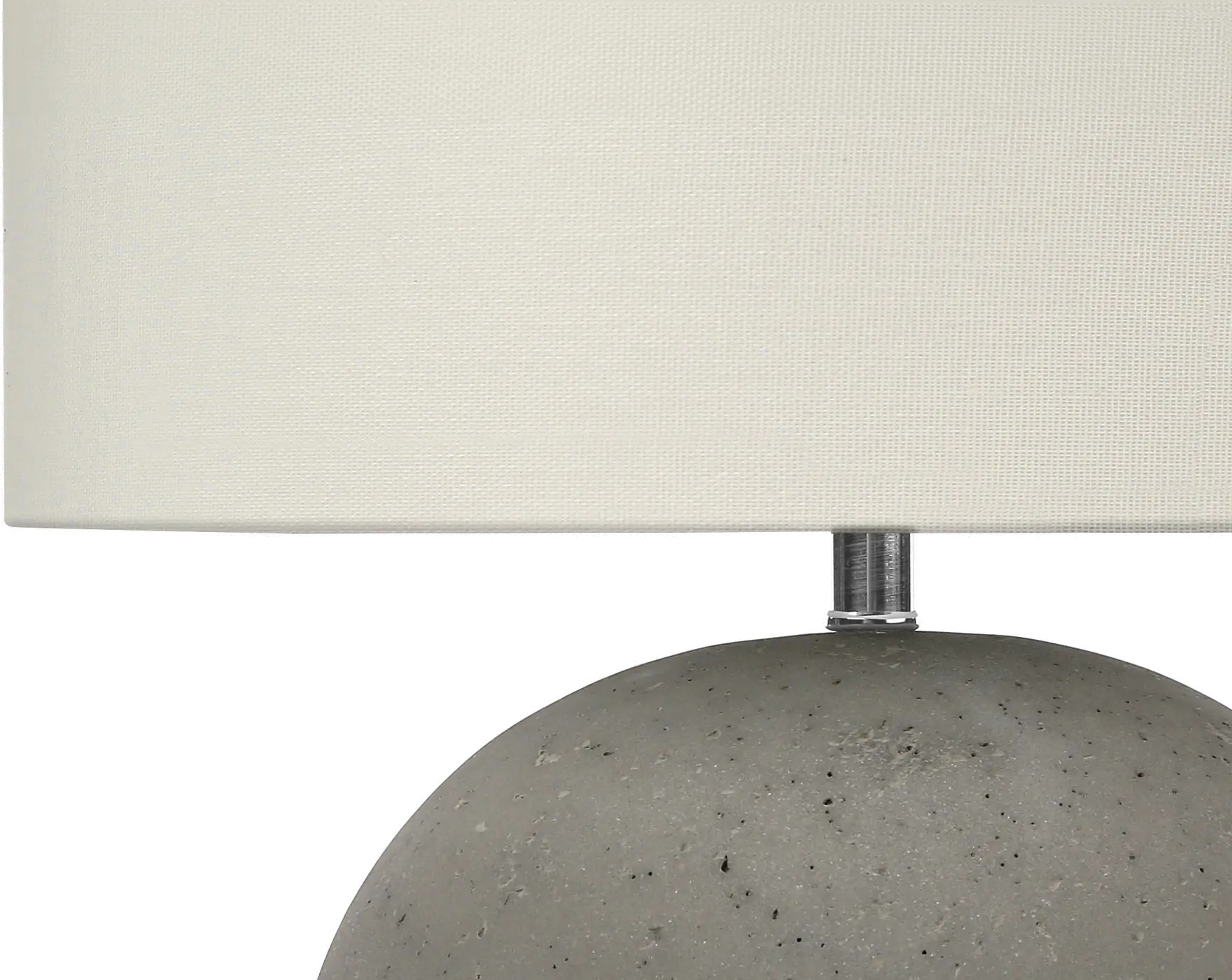 20 Inch Gray Concrete Table Lamp-4