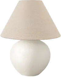 16 Inch Cream Table Lamp