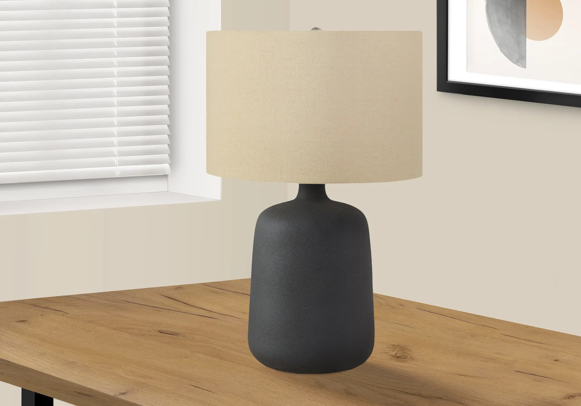 24 Inch Black Table Lamp-2
