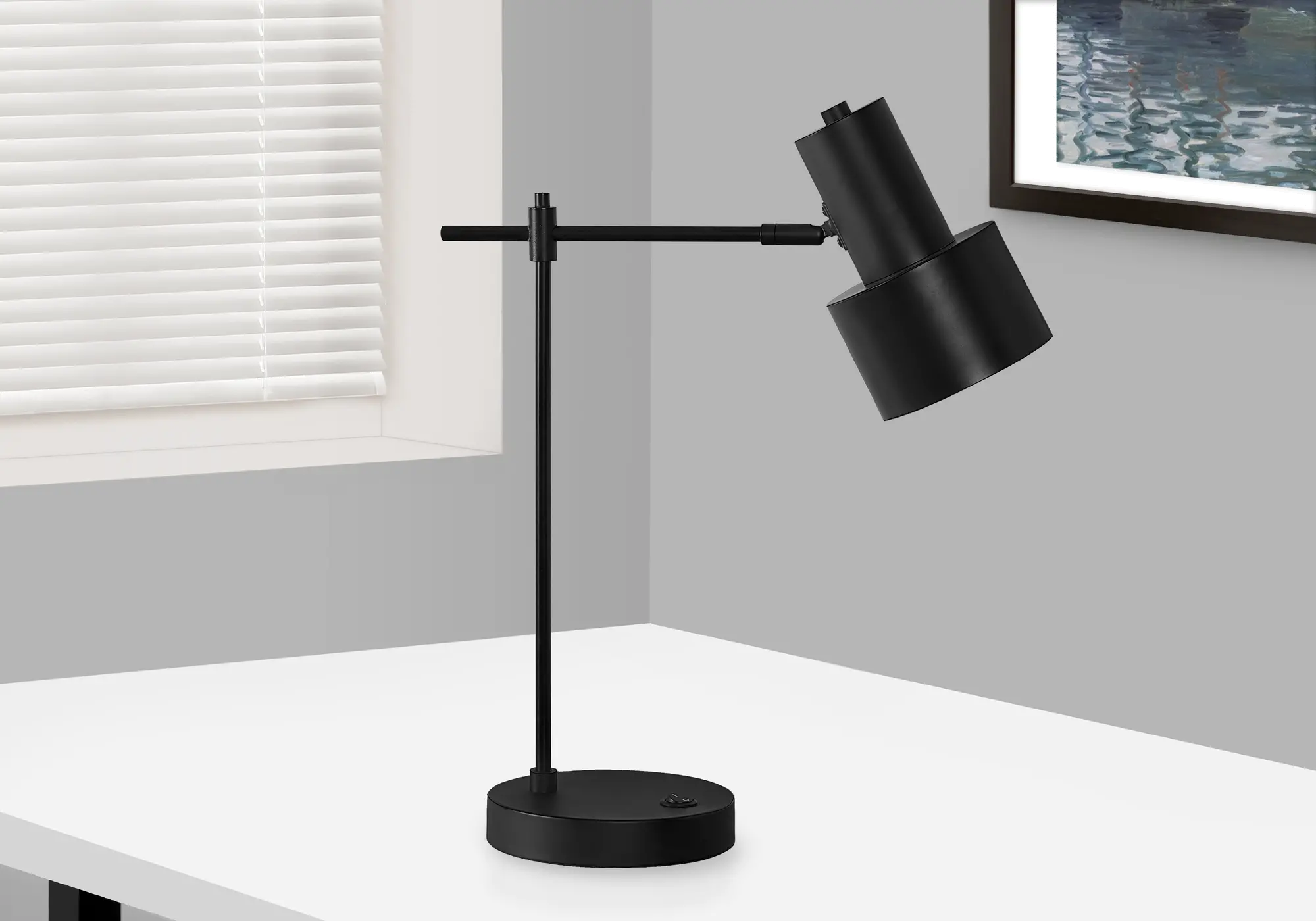 Metal Desk Lamp with USP Charging Port-2
