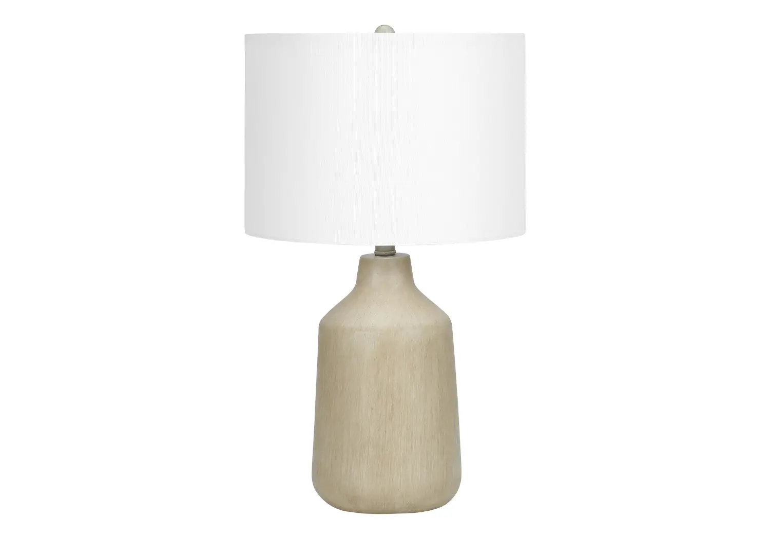 24 Inch Beige Concrete Table Lamp-1