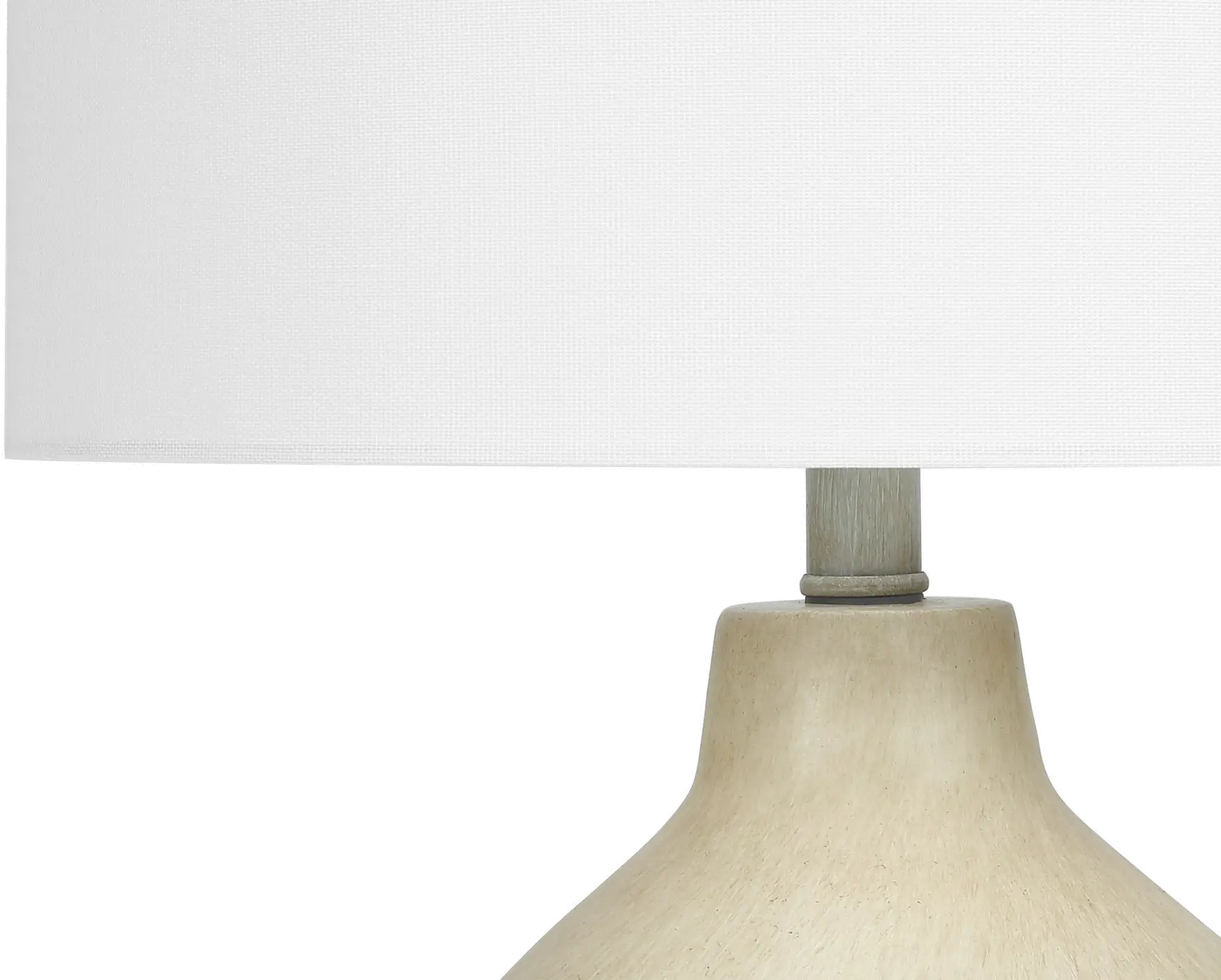 24 Inch Beige Concrete Table Lamp-4