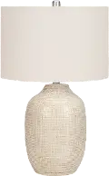 26 Inch Cream Ceramic Table Lamp