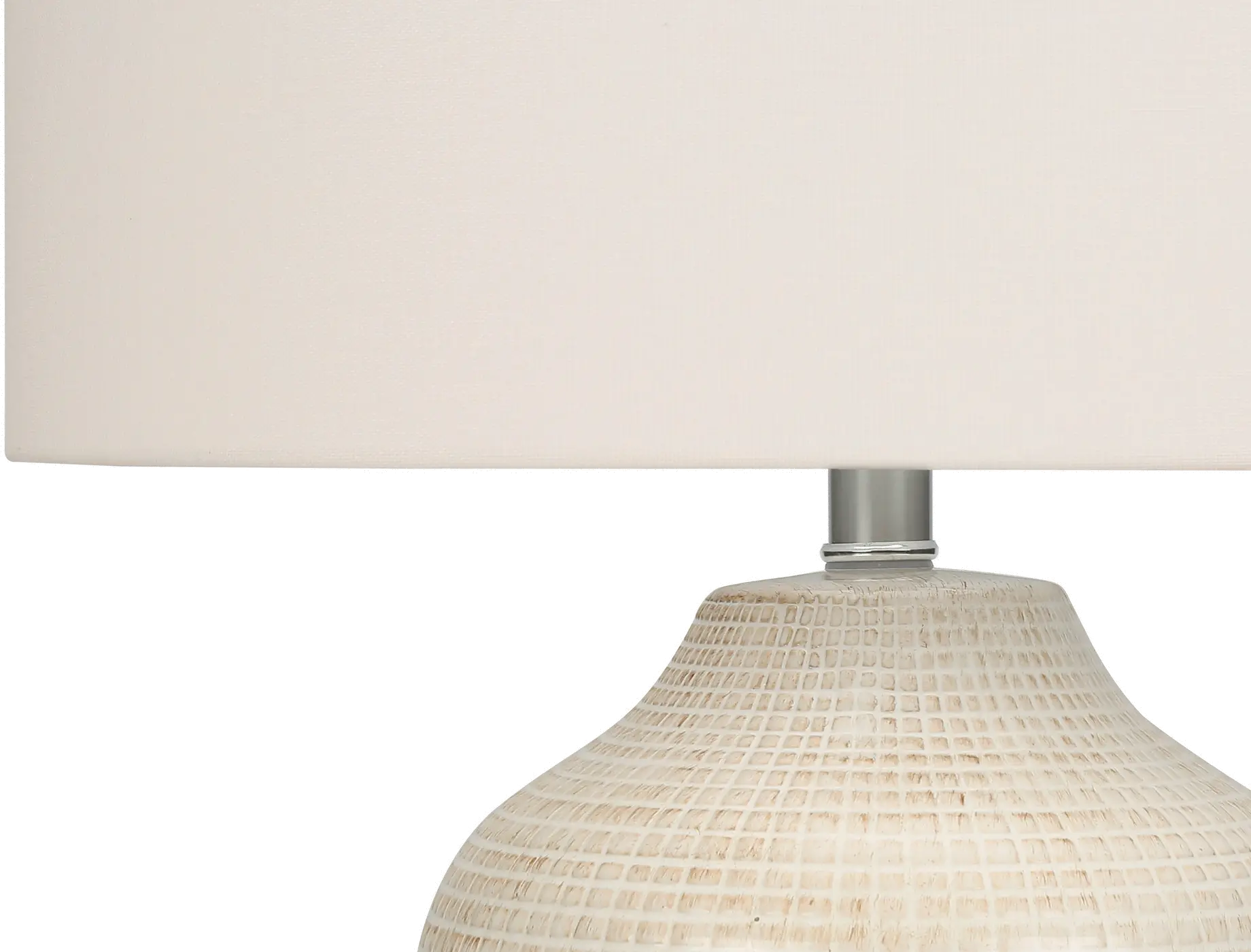 26 Inch Cream Ceramic Table Lamp-4